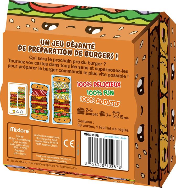 Immagine prodotto Asmodée Hamburger il prima possibile! (Francese)