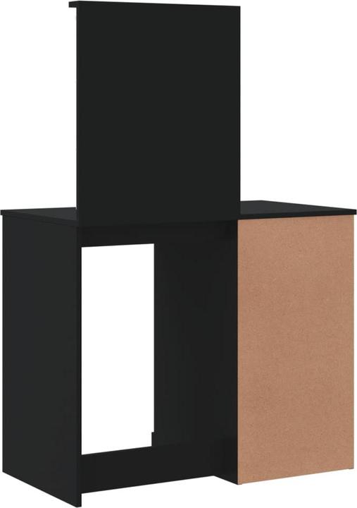 Image du produit VidaXL Coiffeuse avec éclairage LED noir 90x42x132,5 cm,Couleur (90 x 42 x 132.5 cm)