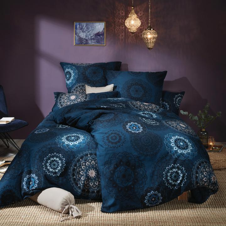 Immagine prodotto Erwin Müller Set di biancheria da letto economica 4 pezzi. (Copripiumino, 80 x 80 cm, 155 x 200 cm)
