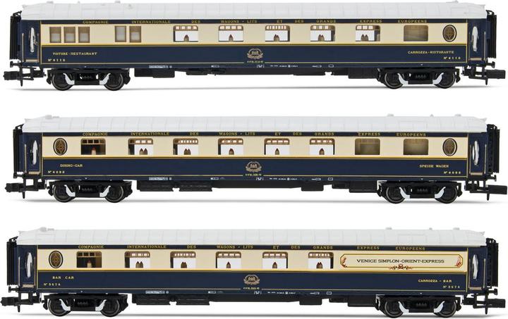 Image du produit Hornby VSOE 3 wagons Pullman WR+WR Cuisine+Bar Serv.Ep.IV-V (Voie N)