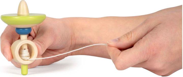 Immagine prodotto small foot Présentoir Toupie en bois avec ficelle