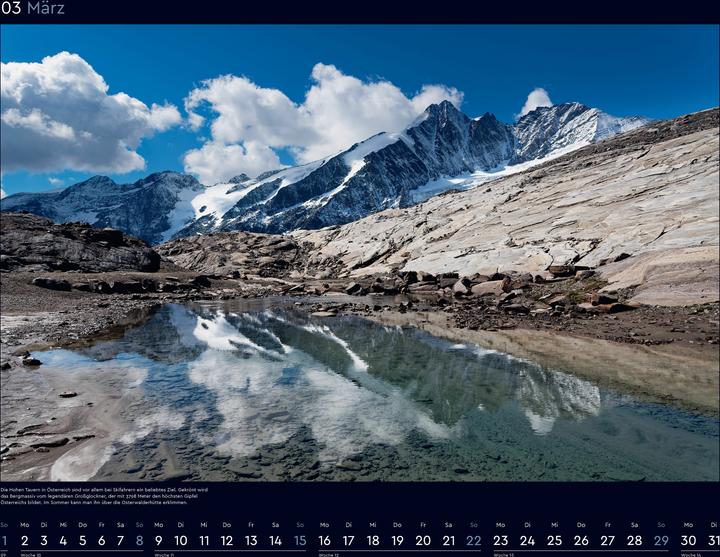 Actual product image Faszinierende Alpen - Wandkalender 2026 (60 x 45 cm, Hardcover, German)