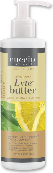 Produktbild Cuccio Naturale Hydrating Lyte Butter Lotion White Limette & Aloe Vera (Körpercreme, 237 ml)