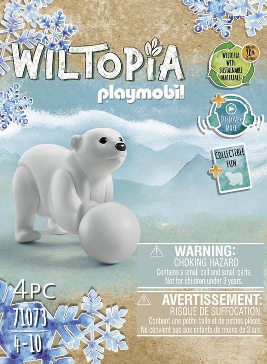 Image du produit Playmobil 71073 Wiltopia - Jeune ours polaire (71073, Playmobil Wiltopia)