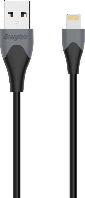 Produktbild Energizer Classic Kabel lightning bicolor 1.2m schwarz (1.20 m, USB 1.0)