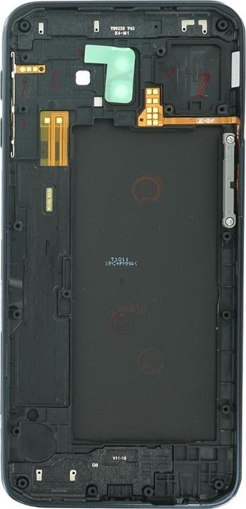 Actual product image Samsung Galaxy J6 (2018) J610F Back Cover black (Galaxy J6)