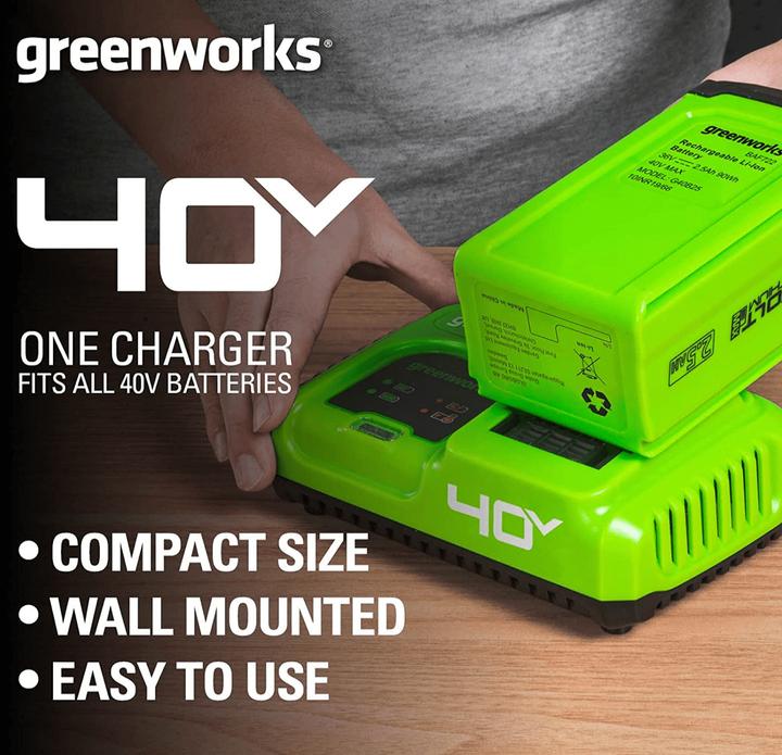 Actual product image Greenworks 40V Charger 5A G40UC5 - 2945107 (5 A)
