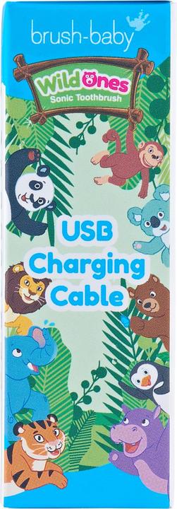 Actual product image Brush-Baby USB charging cable WildOnes (Toothbrush charger)