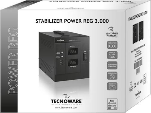 Immagine prodotto Tecnoware FSTELPRE3000M (3 VA, 2400 W)