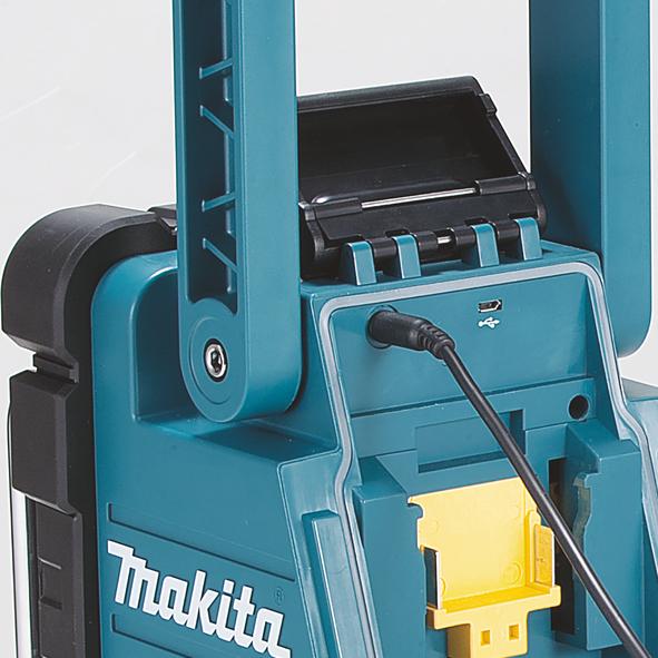 Image du produit Makita DMR 110 Radio de chantier sans fil 7,2 V - 18 V (DAB+ DAB, DAB, FM)