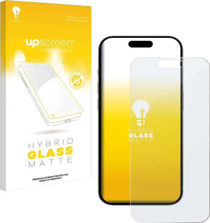 Actual product image upscreen Reflection Shield Glass Matte (1 Piece, Apple iPhone 15)