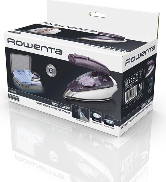 Produktbild Rowenta DA1511F1 Bügeleisen Trocken- & Dampfbügeleisen Microsteam 200 Grundplatte (1000 W, 45 g/min)