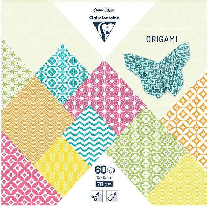 Produktbild Clairefontaine Origami Sommer (70 g/m², 60 x)