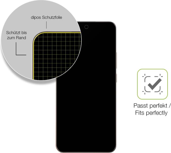 Actual product image Dipos Full Cover Screen Protector Matte (1 Piece, Oppo Reno12)