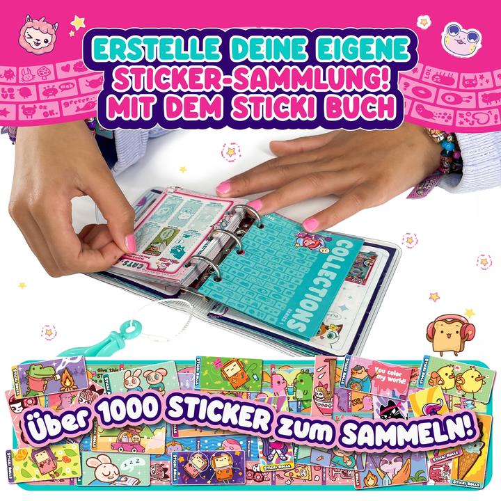 Actual product image Sky Castle Sticki Rolls - portable divisible sticker jewellery - Sticki book set