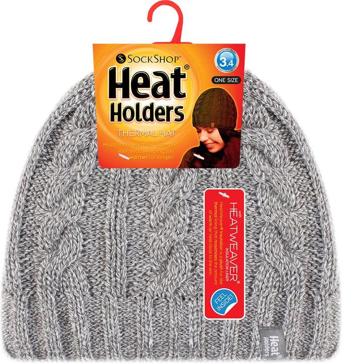 Heat Holders Damen Mtze grau