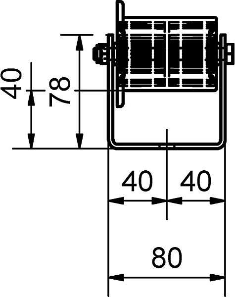 Actual product image kaiserkraft Roller bar with flanged rollers
