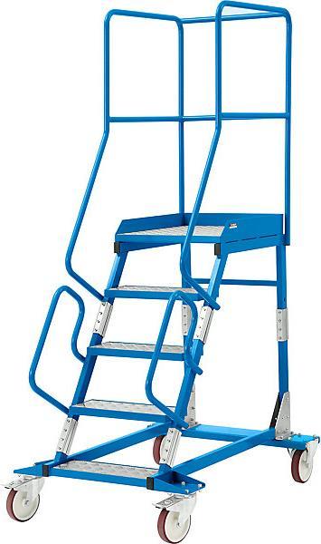 Immagine prodotto eurokraft pro Scala a piattaforma mobile PREMIUM (Scala a pioli, 131 cm)
