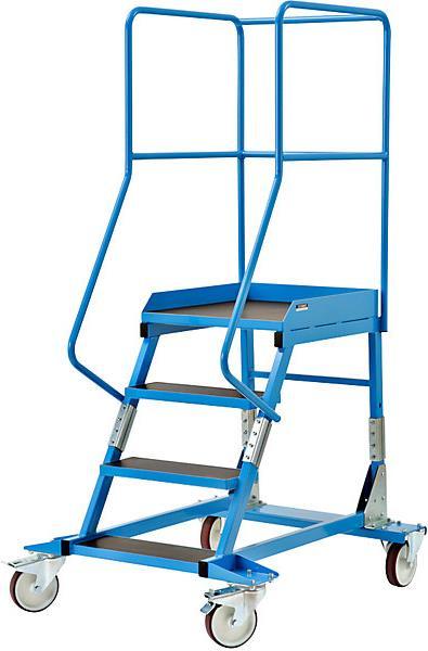 Actual product image eurokraft pro Mobile platform ladder PREMIUM (Platform ladder, 118 cm)