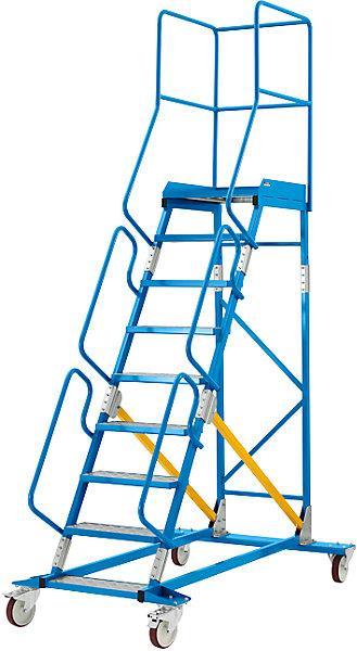 Image du produit eurokraft pro Échelle mobile à plate-forme PREMIUM (Échelle à plate-forme, 190.50 cm)