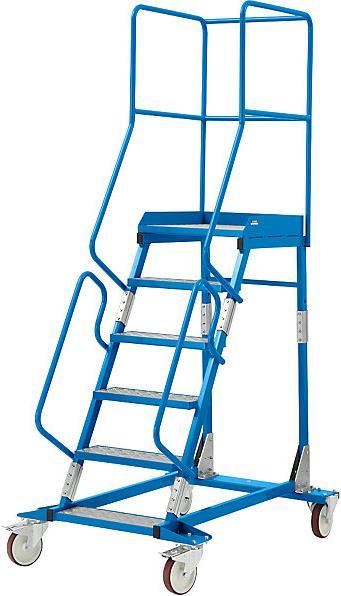 Immagine prodotto eurokraft pro Scala a piattaforma mobile PREMIUM (Scala a pioli, 146 cm)
