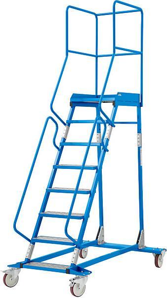 Actual product image eurokraft pro Mobile platform ladder PREMIUM (Platform ladder, 175 cm)