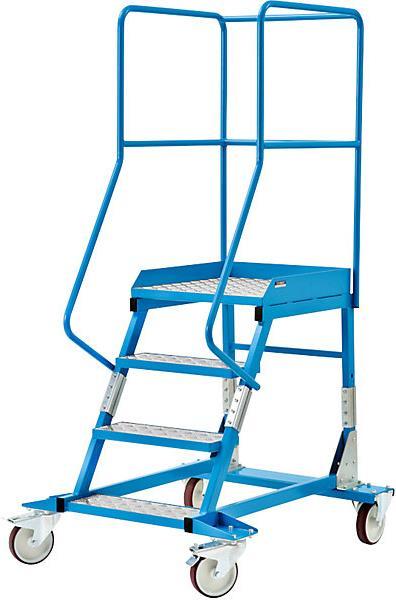 Image du produit eurokraft pro Échelle mobile à plate-forme PREMIUM (Échelle à plate-forme, 118 cm)