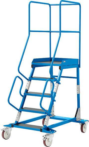 Immagine prodotto eurokraft pro Scala a piattaforma mobile PREMIUM (Scala a pioli, 131 cm)