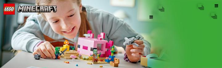 Actual product image LEGO The Axolotl House (21247, LEGO Minecraft)