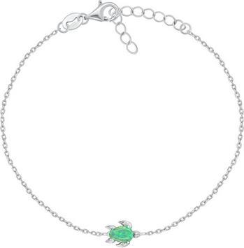 Produktbild Brilio Silver - Beautiful silver turtle bracelet BRC121WG
