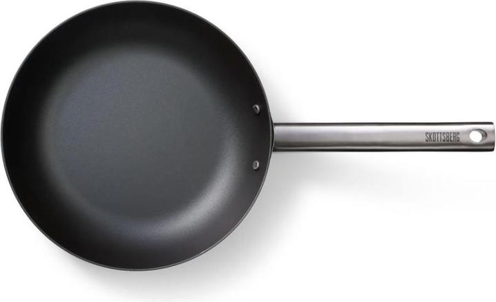 Actual product image Skottsberg Wok carbon steel, 24 cm diameter, stainless steel handle (24 cm, Wok, Carbon steel)