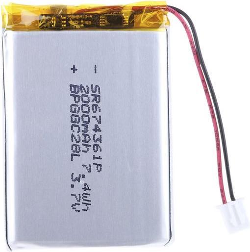 Image du produit Rs Pro Pile au lithium avec connexion par fil (1 pcs, Spécifique à l'appareil, 2000 mAh)