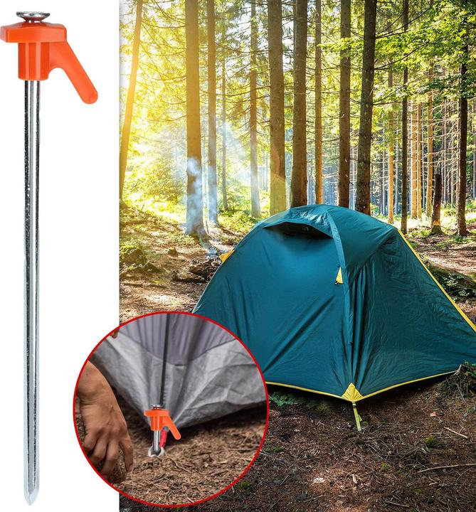 Image du produit Redcliffs Piquets de tente en fer, 12 pièces, 21 cm