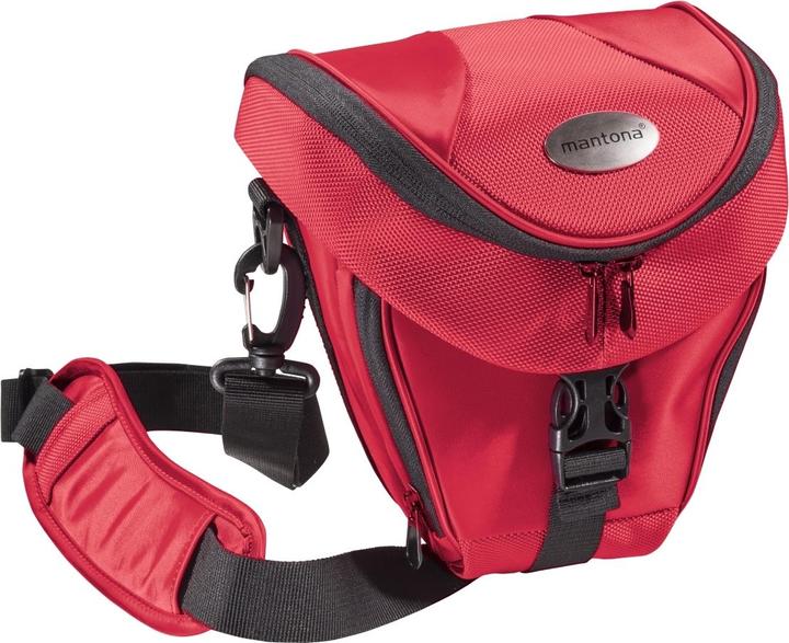 Actual product image mantona Premium colt bag red (Camera shoulder bag, Kamera Bereitschaftstasche, 5.85 l)