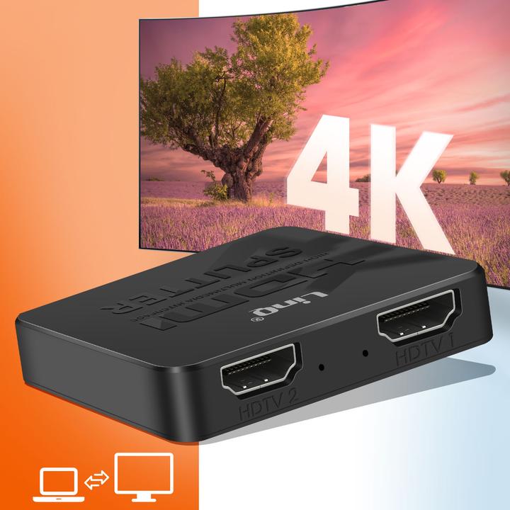 Actual product image LinQ VK3341 HDMI splitter