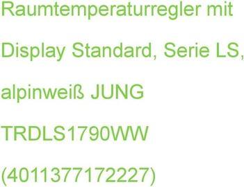Produktbild JUNG Raumtemperaturregler mit Display Standa TR D LS 1790 WW