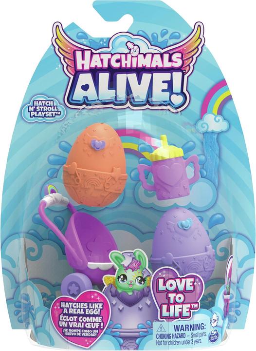 Actual product image Hatchimals EGG COL FeatrNurturPckStrollerVer2 GML