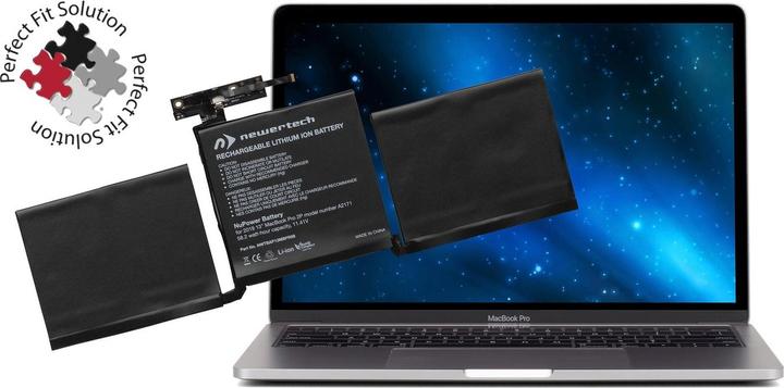 Image du produit Newertech Batterie NuPower 58W MBP13 (2019) (5103 mAh)