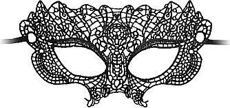 Actual product image Ouch! Princess Black Lace Mask