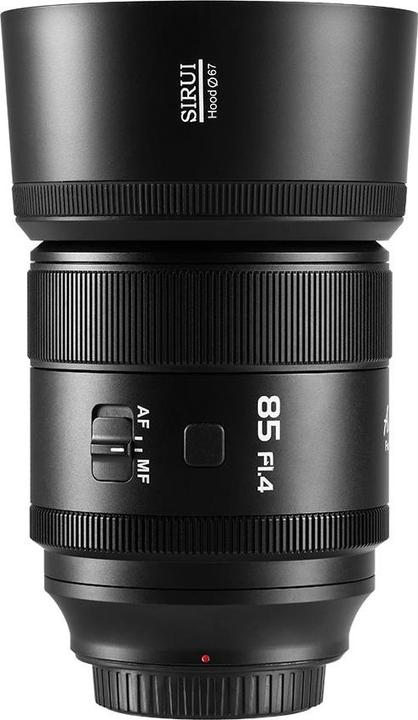 Actual product image Sirui AURORA Series 85mm F1.4 Full-Frame Autofocus Lens (Fuji-X mount) (Fujifilm X, full size)