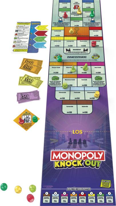 Actual product image Monopoly Knockout (German)