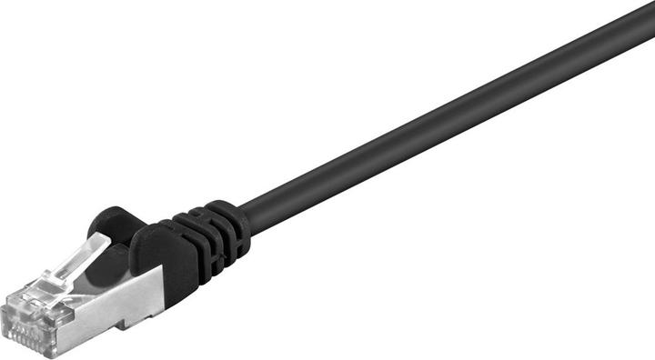 Produktbild Goobay CAT 5e Patchkabel, SF/UTP, Schwarz, 20 m (SF/UTP, CAT5e, 20 m)