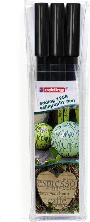 Actual product image Edding 1255 (Black, 6 mm, 3 x)