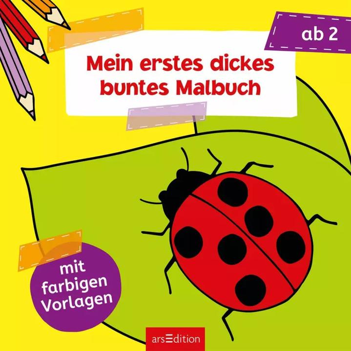 Image du produit Mein erstes dickes buntes Malbuch