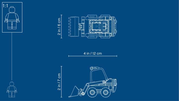 Actual product image LEGO Front loader (60219, LEGO City)