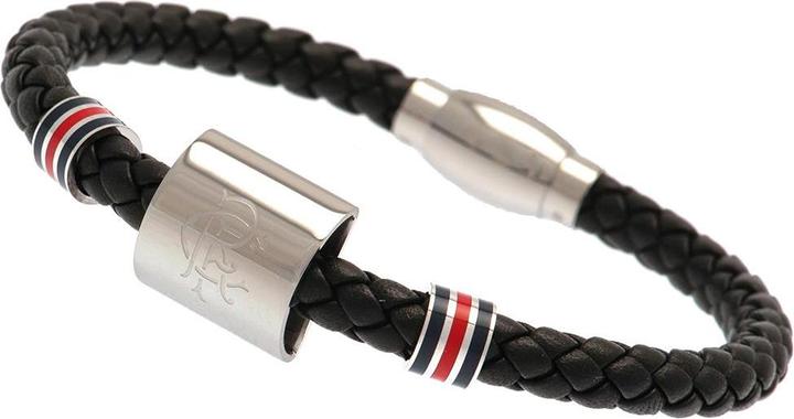 Rangers FC Wappen Armband Leder (20 cm, 100% synthetisches Material)