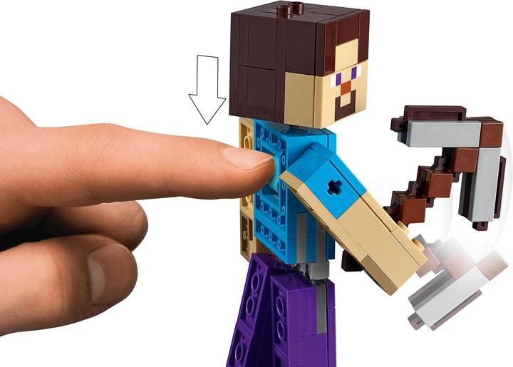 Image du produit LEGO Steve avec un perroquet (21148, LEGO Minecraft)