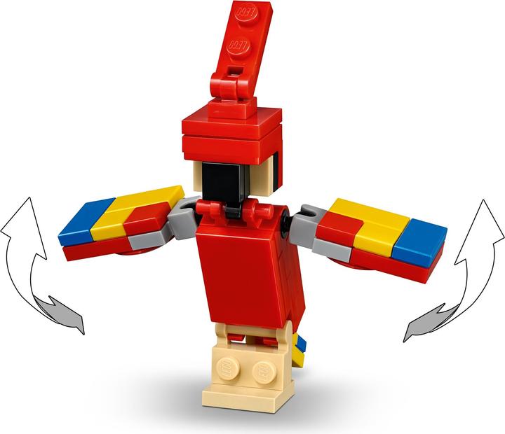 Image du produit LEGO Steve avec un perroquet (21148, LEGO Minecraft)