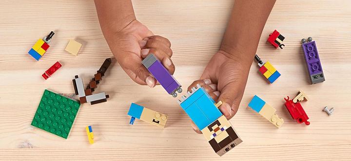 Image du produit LEGO Steve avec un perroquet (21148, LEGO Minecraft)