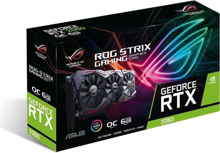 Produktbild ASUS GeForce RTX 2060 ROG Strix O6G Gaming (6 GB)